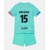 Billige Barcelona Andreas Christensen #15 Børnetøj Tredjetrøje til baby 2023-24 Kortærmet (+ korte bukser)
